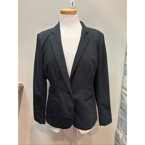 Apt. 9 10 black lined one button The Torie blazer
